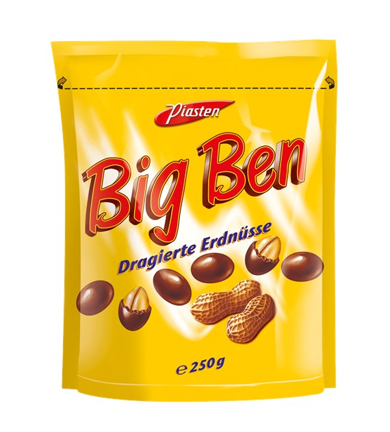 Big Ben Dragierte Erdnusse Żółty 250g