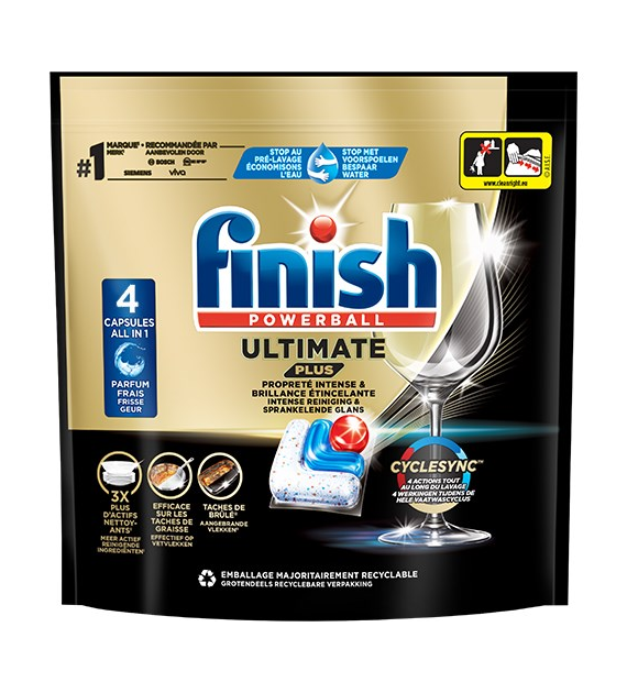Finish Powerball Ultimate Plus Fresh 4szt 48,8g