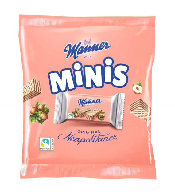 Manner Minis Original Neapolitaner Wafelki 150g
