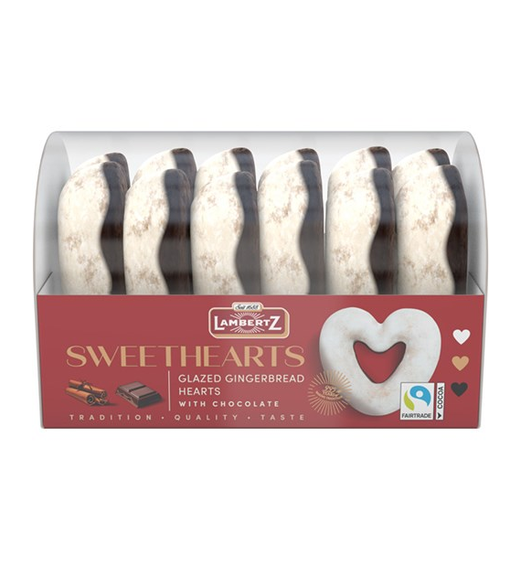 Lambertz Sweethearts Glazed with Chocolate 190g