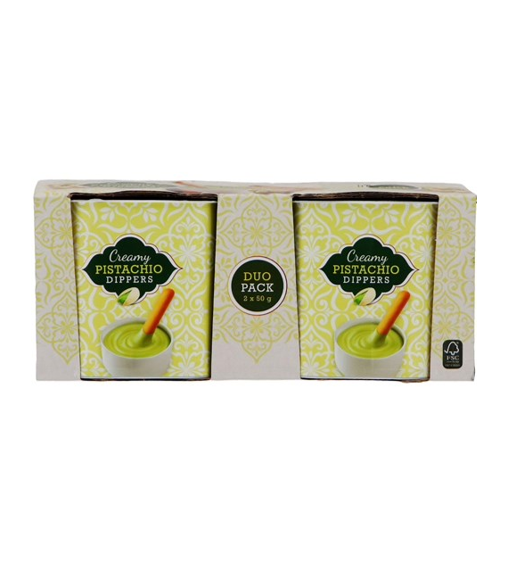 Creamy Pistachio Dippers Duo Pack 2 x 50g