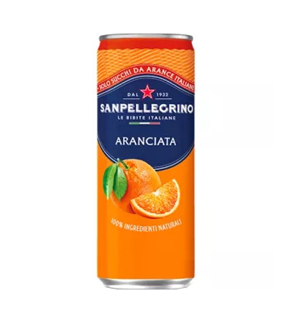 Sanpellegrino Aranciata Puszka 330ml Kaucja