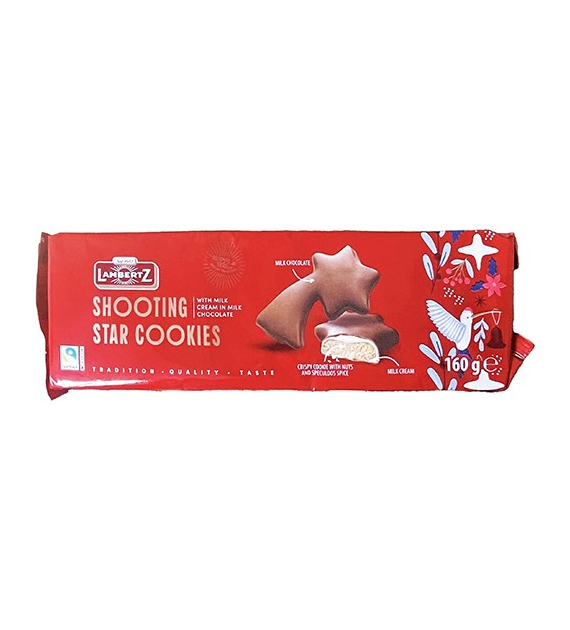 Lambertz Shooting Star Cookies Milk Cream 160g