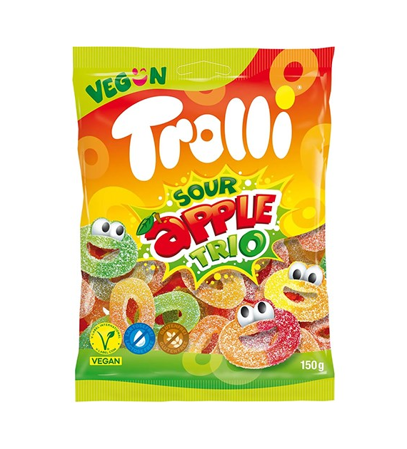 Trolli Sour Apple Trio 150g