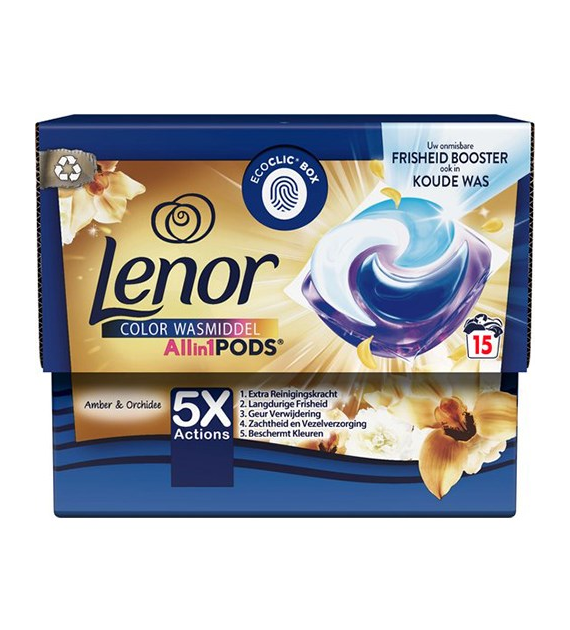 Lenor All in 1 Pods Uni Amber & Orchidee 15p 294g