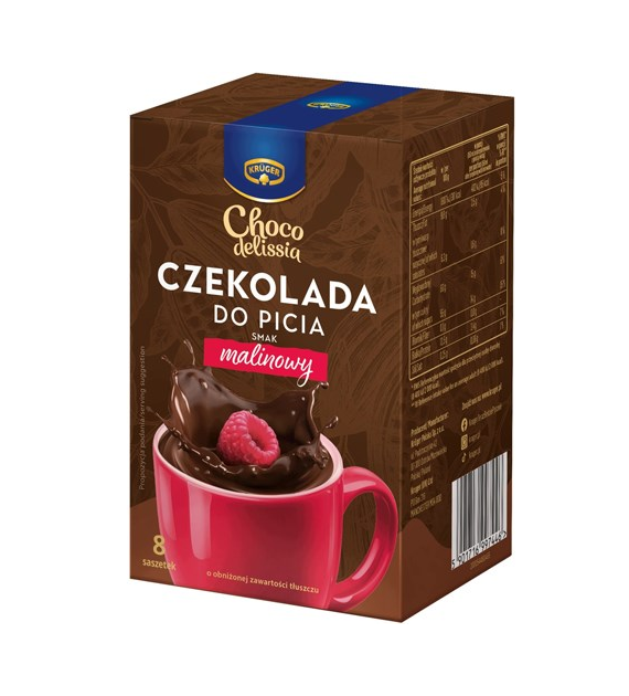 Kruger Czekolada do Picia Malina Saszet 8szt 200g