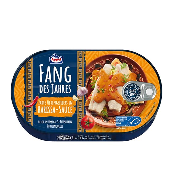 Appel Fang Des Jahres Herings Harissa Sauce 190g