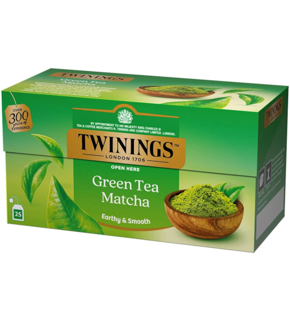 Twinings Green Tea Matcha Herbata 25szt 37,5g