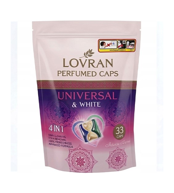 Lovran Perfumed Caps Universal & White 33p 594g