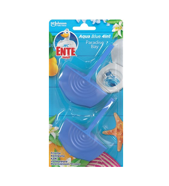 WC Ente Aqua Blue 4in1 Paradise Bay Zawieszk 2x36g