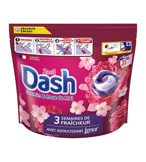 Dash 2en1 Jasmin & Rose de Mai Caps 35p 668g