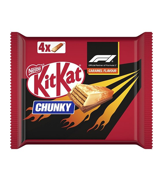 KitKat Chunky Caramel Formula 1 Baton 4szt 160g