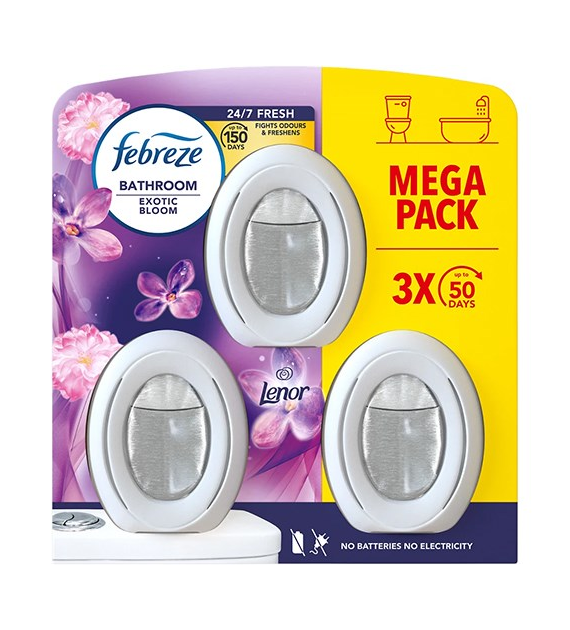 Febreze Bathroom Exotic Bloom Odś 3 x 7,5ml