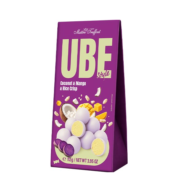 Maitre Truffout Ube Coconut Mango Pralinki 120g