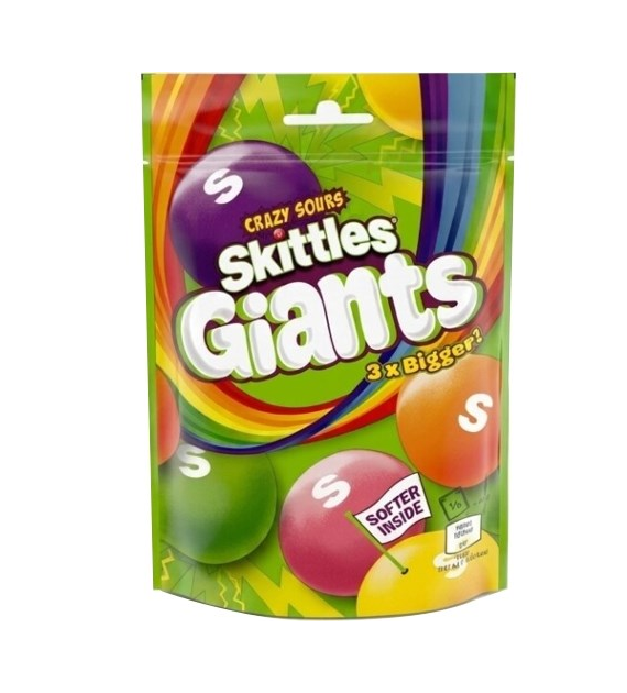 Skittles Giants Crazy Sours 132g