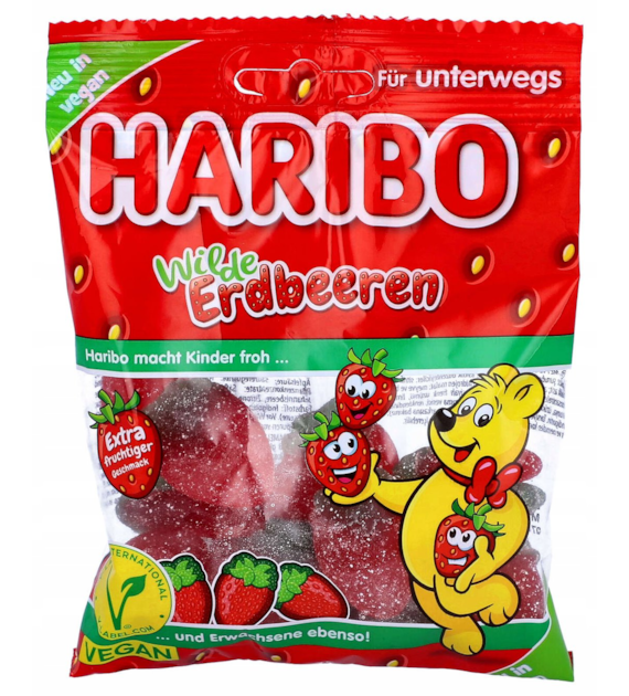 Haribo Wilde Erdbeeren vegan 100g