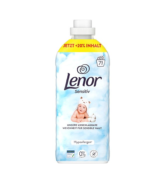 Lenor Sensitiv Płuk 71p 1,4L