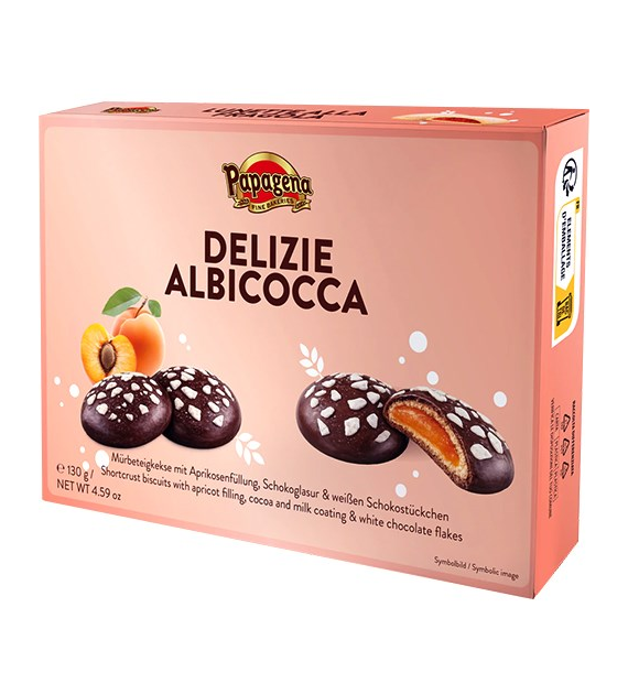 Papagena Delizie Albicocca Ciastka 150g