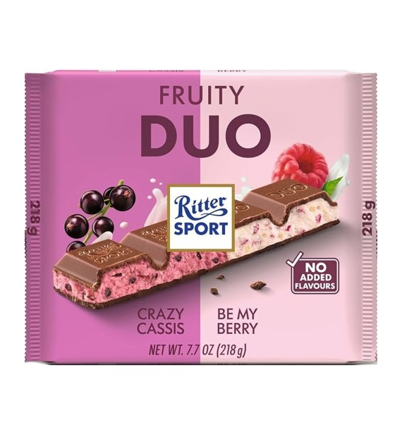 Ritter Sport Fruity Duo Cassis & Berry Czeko 218g