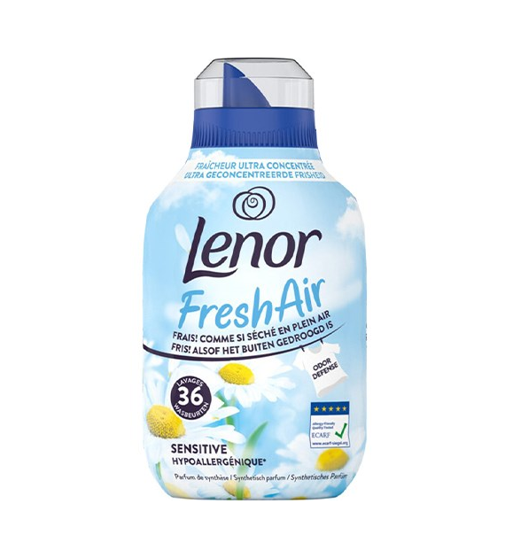 Lenor Fresh Air Sensitive Płuk 36p 504ml