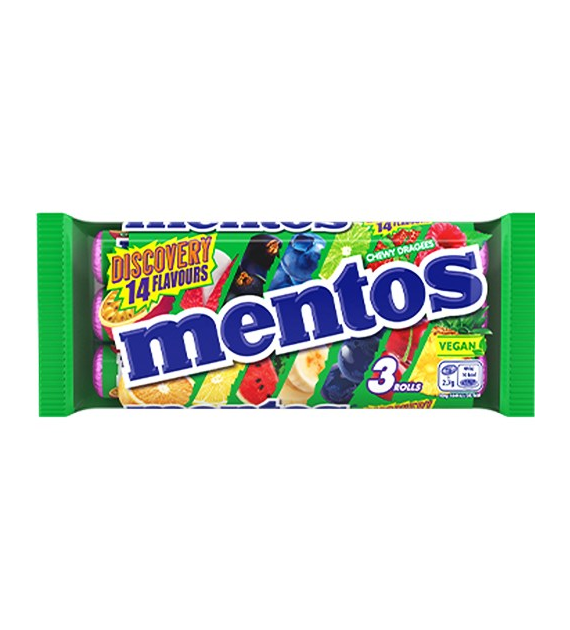 Mentos Discovery 14 Flavours 3szt 112,5g