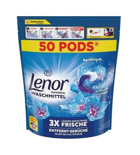Lenor 3x Pods Universal Aprilfrisch 50p 980g
