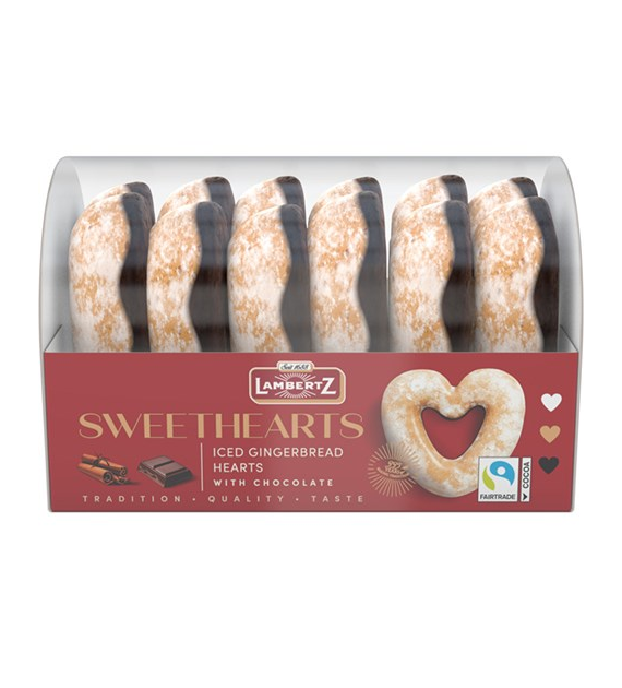 Lambertz Sweethearts Iced with Chocolate 180g