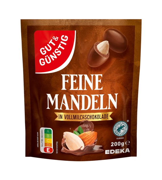 G&G Feine Mandeln in Vollmilchschokolade 200g