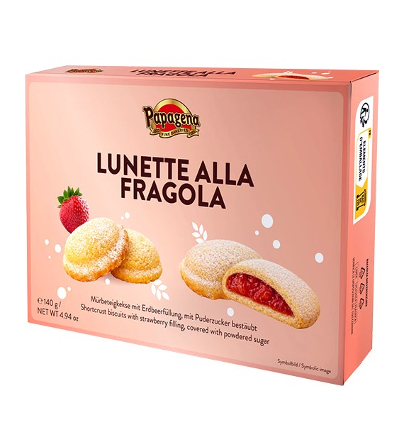 Papagena Lunette alla Fragola Ciastka 150g