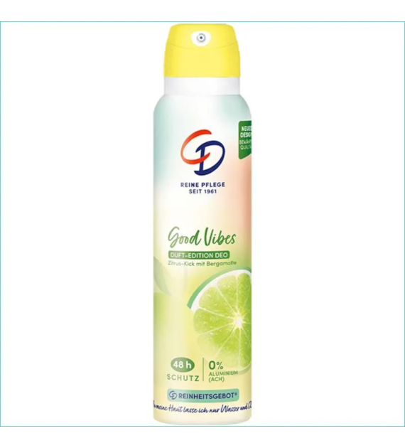 CD Good Vibes Zitruskick mit Bergamotte Deo 150ml