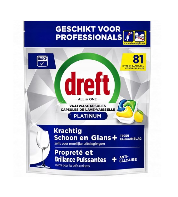 Dreft Professional All in One Citron 81szt 1207g