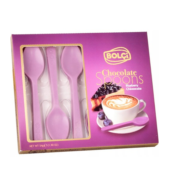 Bolci Chocolate Spoons Blueberry Cheesecake 54g