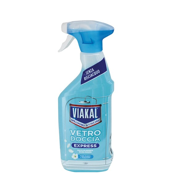 Viakal Vetro Doccia Express Fiore Bianco Spr 720ml