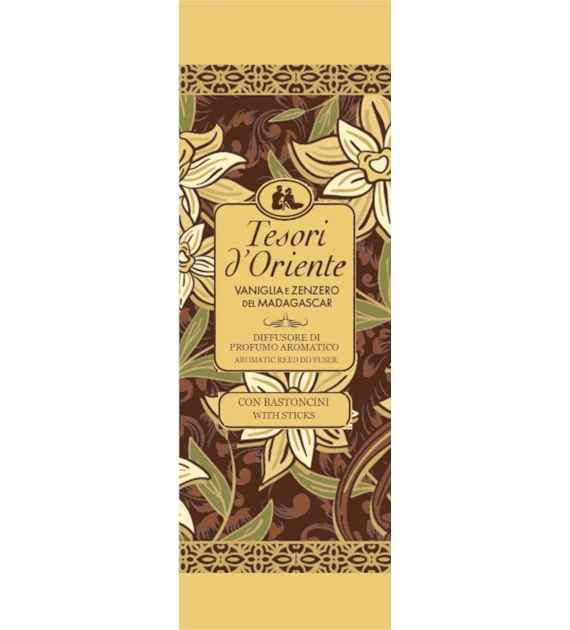 Tesori d'Oriente Vaniglia Zenzero Patyczki 200ml