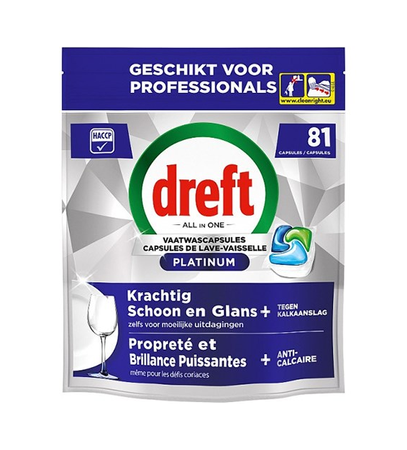 Dreft Professional All in One Platinum 81szt 1207g
