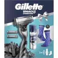 Gillette Maszynka + Ostrza + Gel 200ml + Skarpetki
