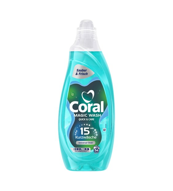 Coral Magic Wash Quick & Care Universal 54p 2,1L