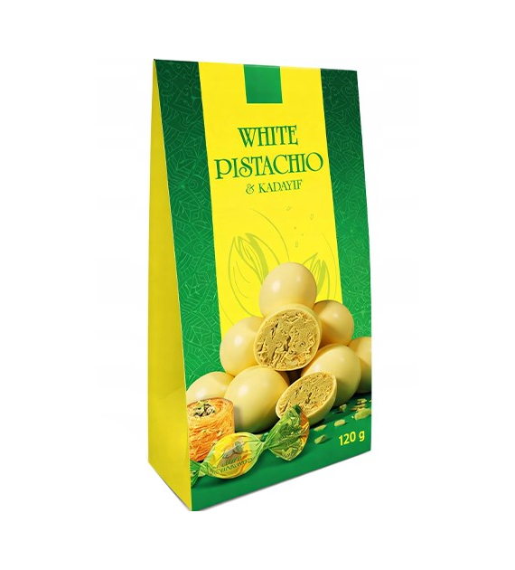 Millano White Pistachio & Kadayif Praliny 120g