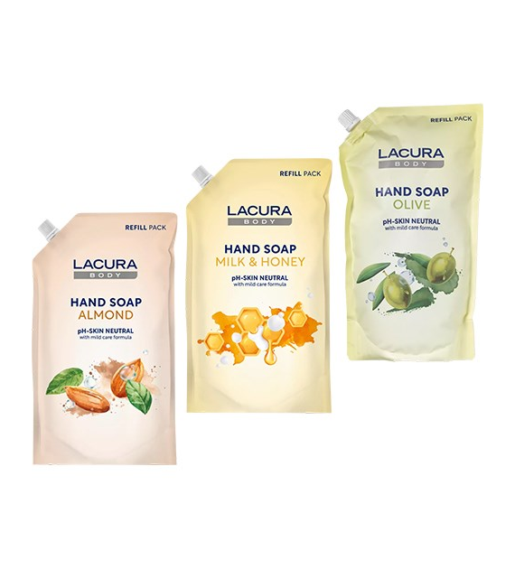 Lacura Body Mydło Zapas MIX 1L