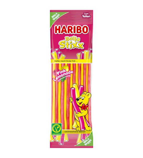 Haribo Balla Stixx Pink Lemonade 175g