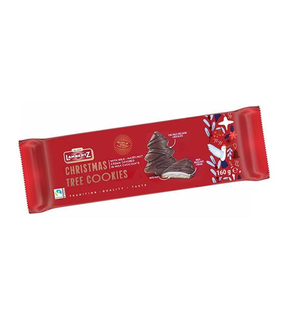 Lambertz Christmas Tree Cookies with Cream 160g