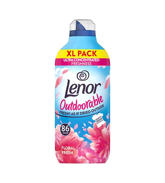 Lenor Outdoorable Floral Fresh Płuk 86p 1,2L