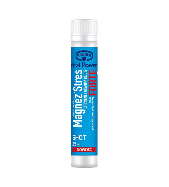 Kruger Vital Power Magnez B6 i B12 Shot 25ml