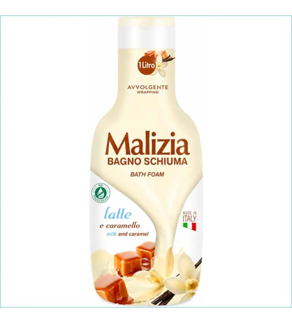 Malizia Bagno Schiuma Milk Caramel do Kąpieli 1L