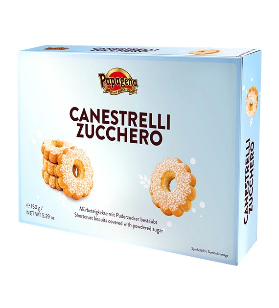 Papagena Canestrelli Zucchero Ciastka 150g