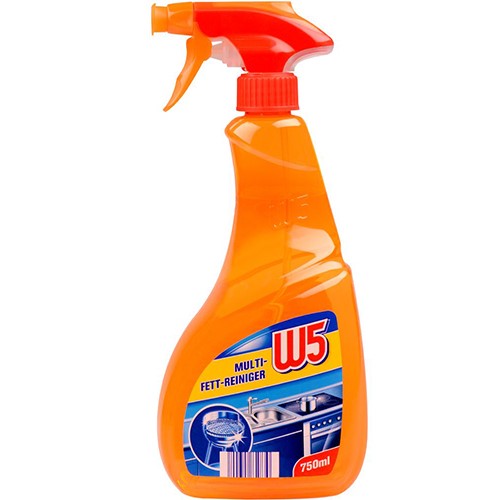 W5 Multi Fett-Renigier Spray 750ml