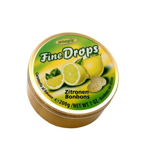 Woogie Fine Drops Zitronen 200g