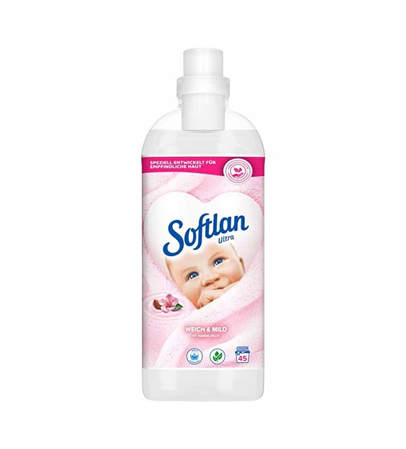 Softlan Ultra Weich & Mild Sensitiv Płuk 45p 1L *