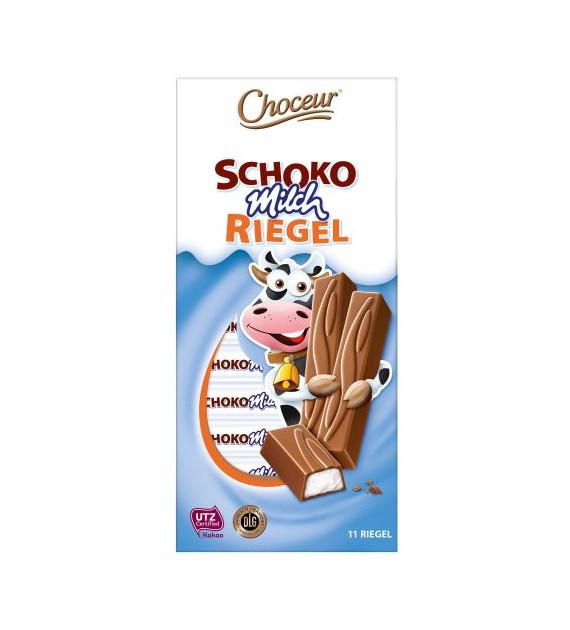 Choceur Schoko Milch Riegel 11szt 200g