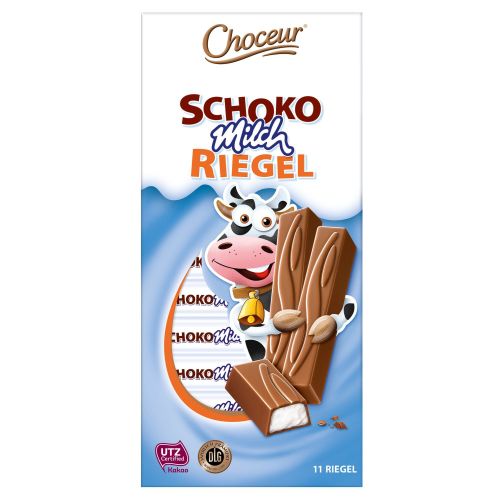 Choceur Schoko Milch Riegel 11szt 200g